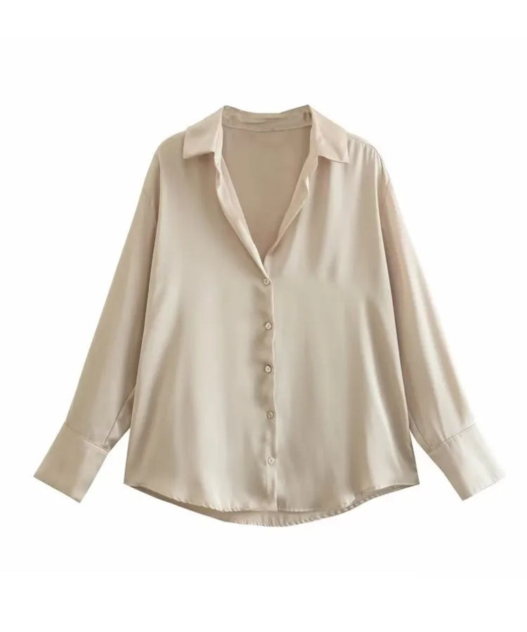 Elegant Satin Blouse