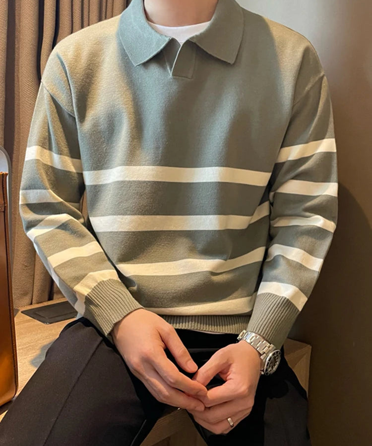 Striped Pullover Sweater