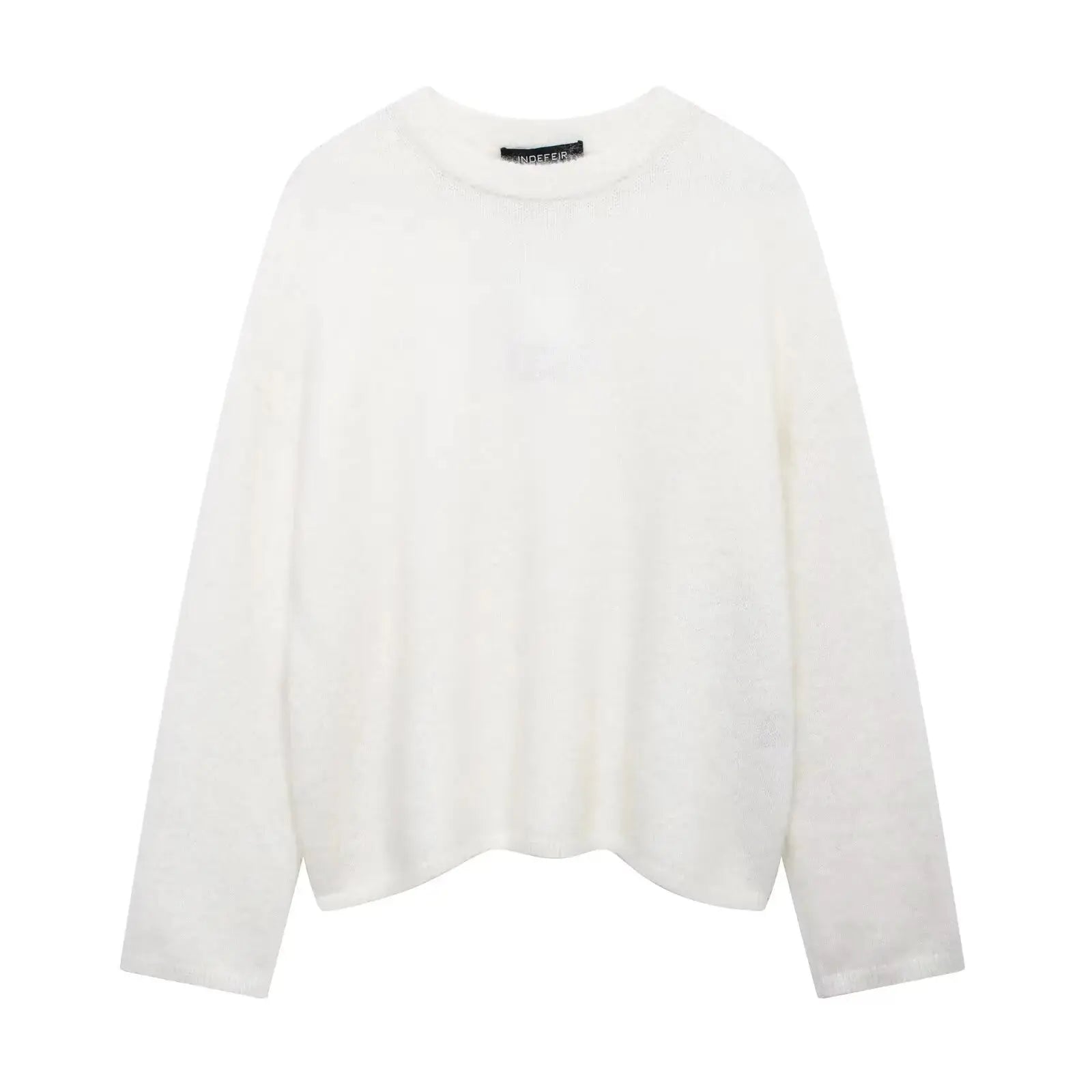 Cozy Fuzzy Knit Sweater FERNACHE