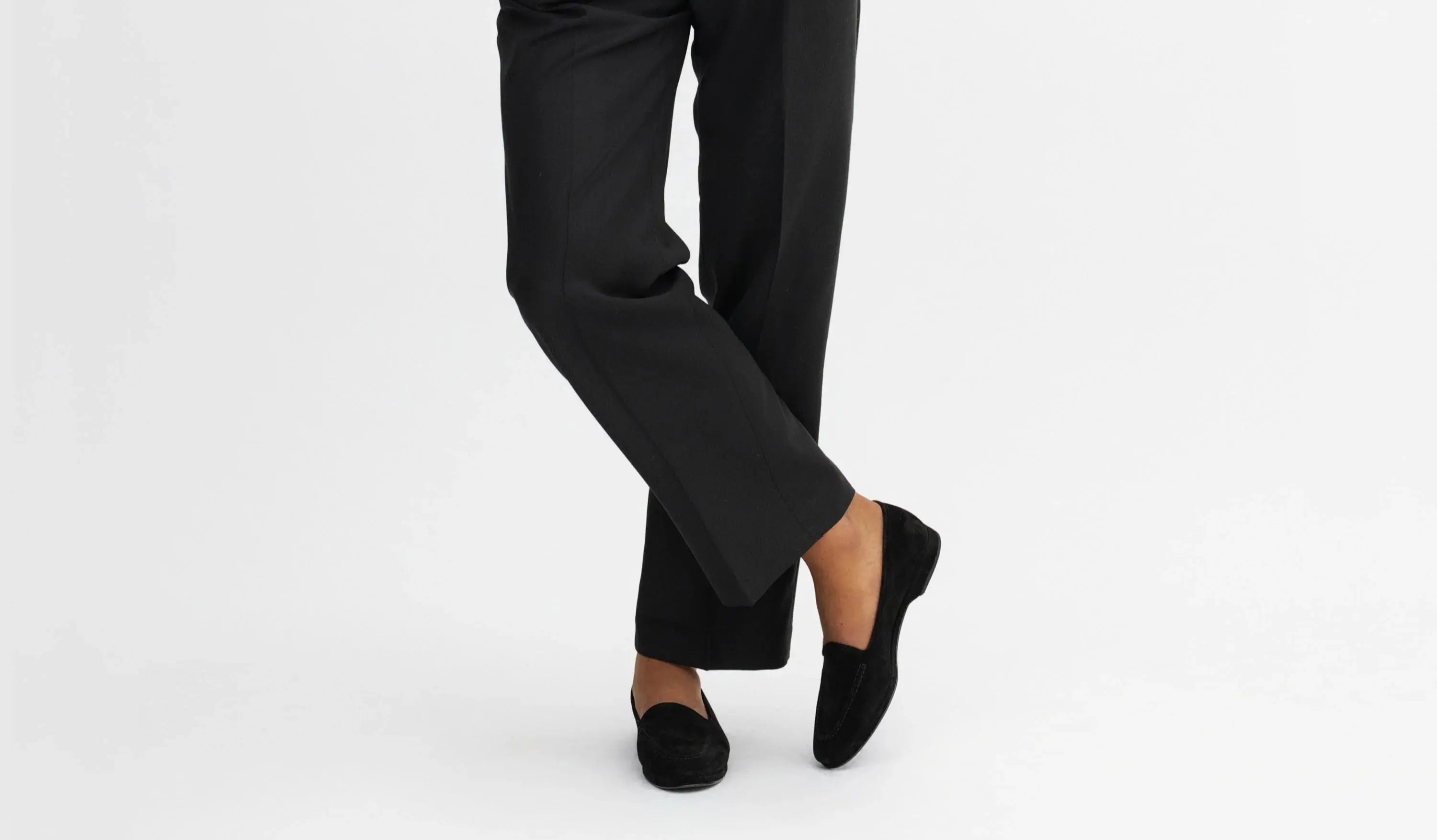 ACETATE BLACK shown in a lifestyle setting, full length view