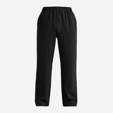 Front view of Black Airy Linen Pants