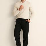 Airy Linen Pants shown in a lifestyle setting, cropped view