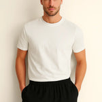 Airy Linen Pants shown in a lifestyle setting, full length view