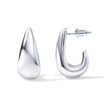 Front view of Alba earrings, alternate angle
