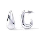 Front view of Alba earrings, alternate angle