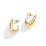 Front view of Alba earrings, alternate view