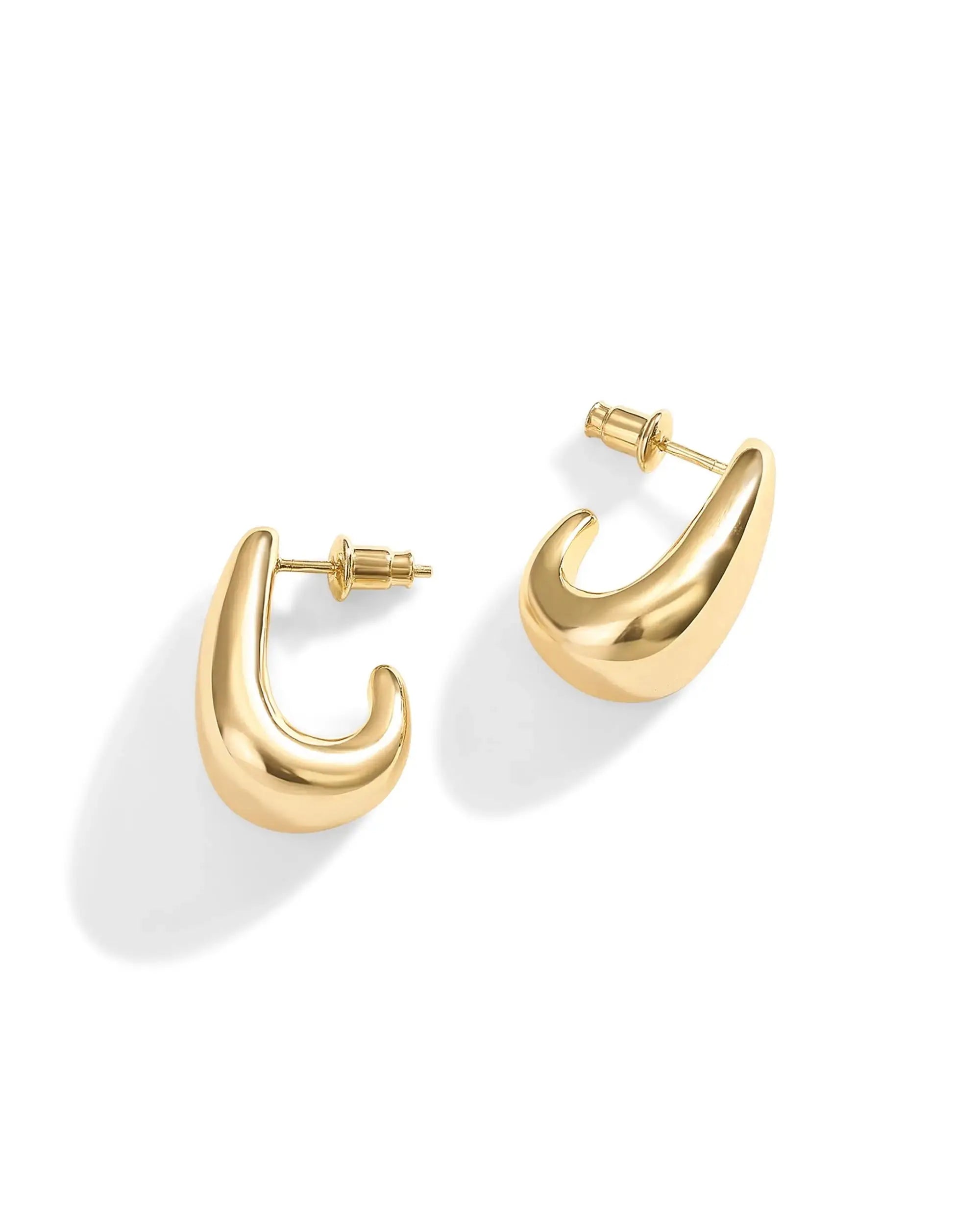 Front view of Alba earrings, alternate view