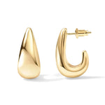 Front view of Alba earrings, full view