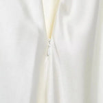 Close-up detail of Alba Silk Dress, fabric detail