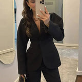 Alin Suit Set shown in a lifestyle setting, alternate view