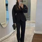 Alin Suit Set shown in a lifestyle setting