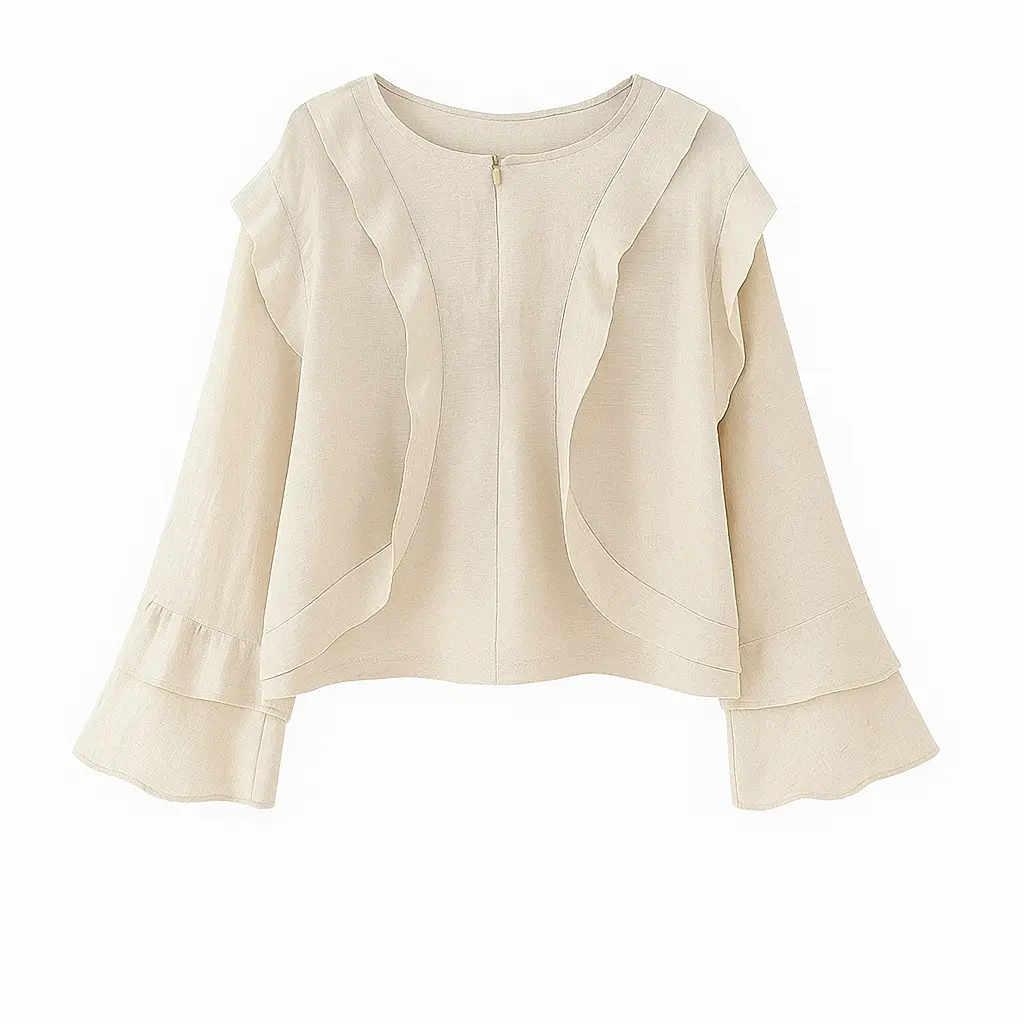 Back view of Alba Blouse