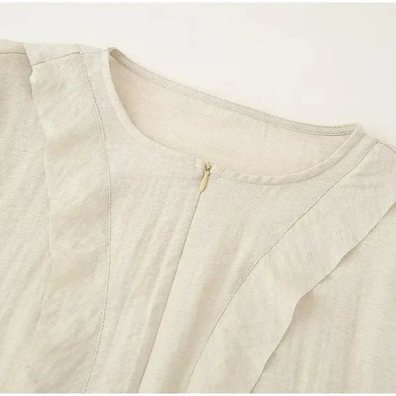 Close-up detail of Alba Blouse