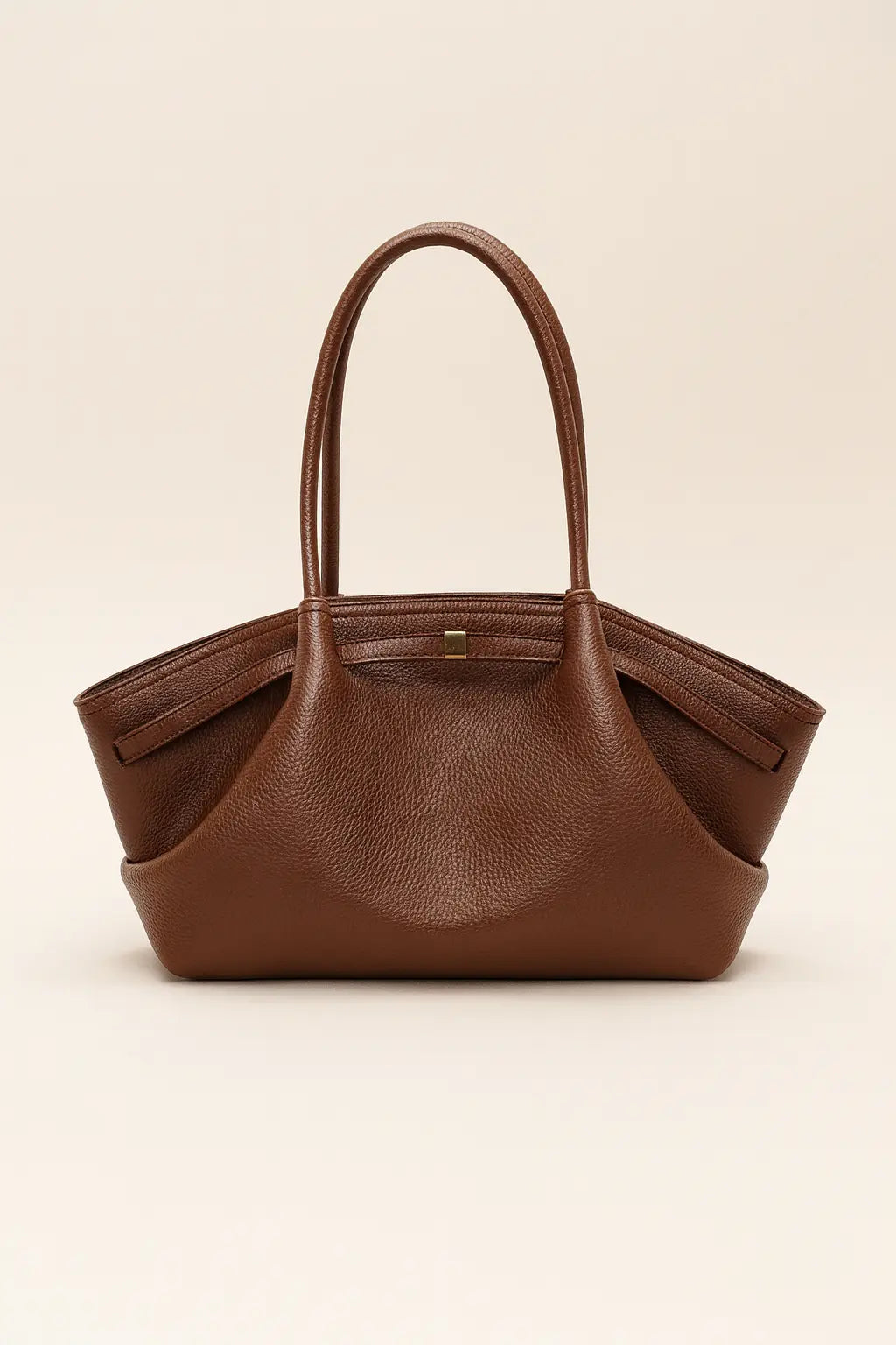 Front view of Brown Amalfi Bag