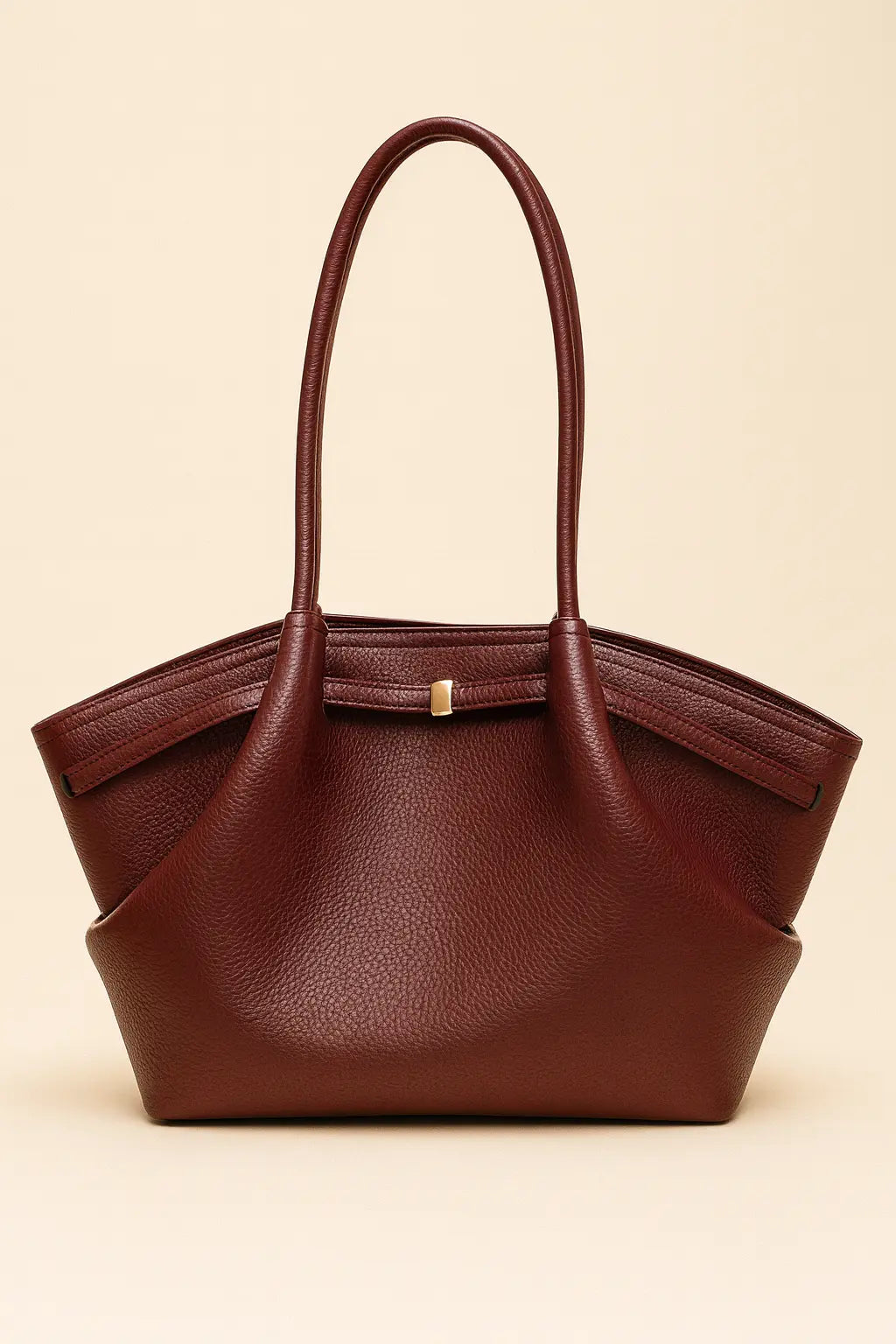 Front view of Red Amalfi Bag
