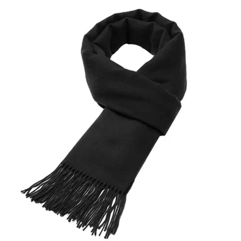 Front view of Black Arden Scarf