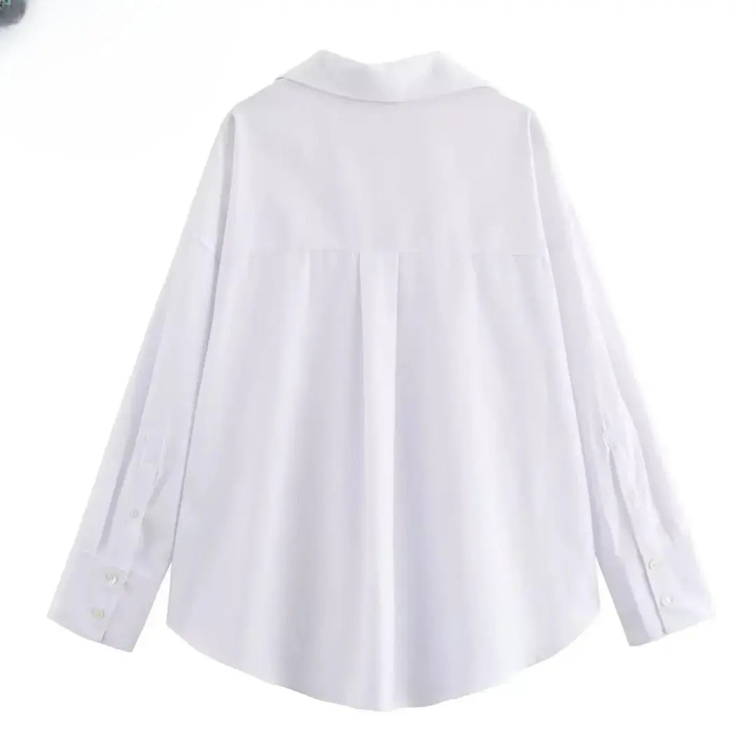 Back view of Aria shirt, alternate view