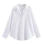 Front view of White Aria shirt