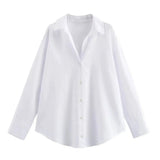 Front view of White Aria shirt