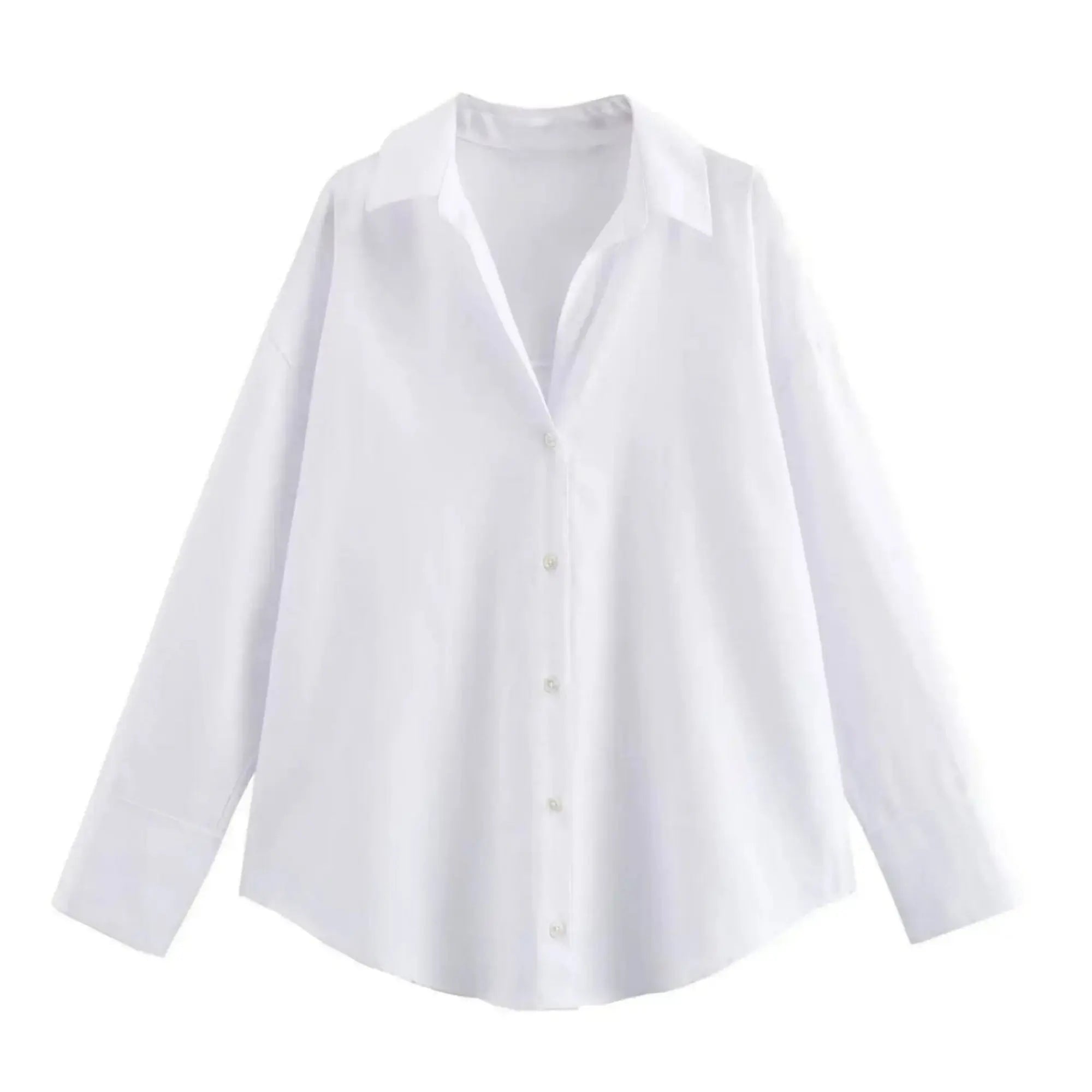 Front view of White Aria shirt