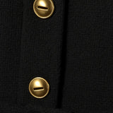 Close-up detail of Arlena Belted Top, fabric detail