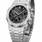 Three-quarter view of Athens Chronograph Watch, alternate view
