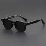 Three-quarter view of Matte Black Classic Aviato Edge Sunglasses