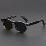 Three-quarter view of Sleek Onyx Aviato Edge Sunglasses
