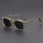 Three-quarter view of Vintage Gold Frame Aviato Edge Sunglasses