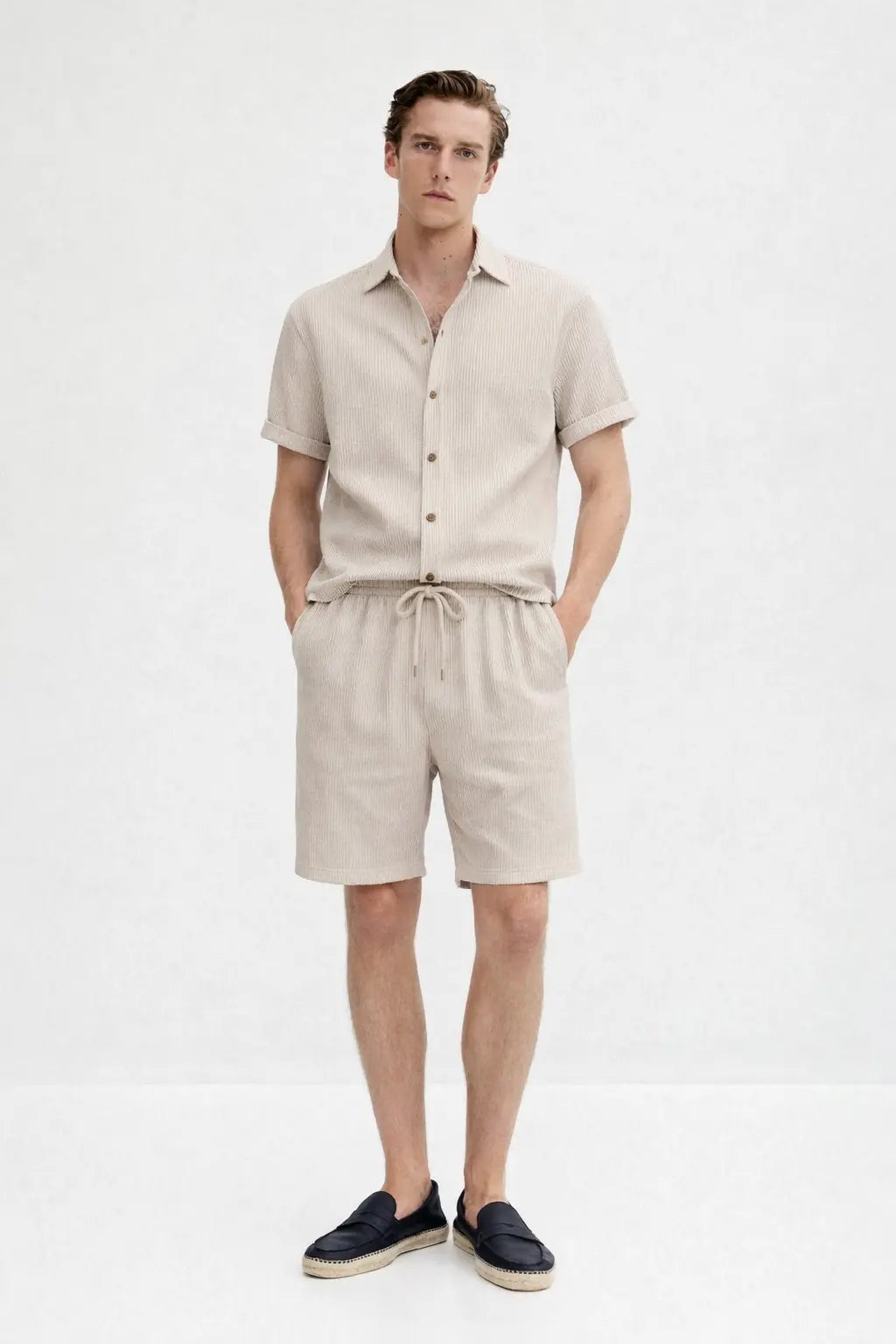 Bali - Short-Sleeved set shown in a lifestyle setting, alternate view