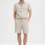 Bali - Short-Sleeved set shown in a lifestyle setting, alternate view