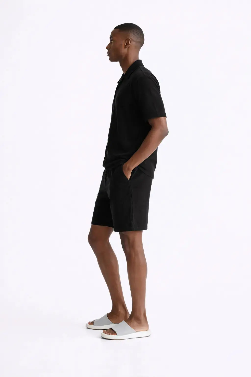 Side view of Bali - Short-Sleeved set, opposite side