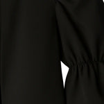 Close-up detail of Balloon sleeve blouse