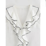 Close-up detail of Belle Blouse
