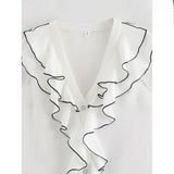 Close-up detail of Belle Blouse