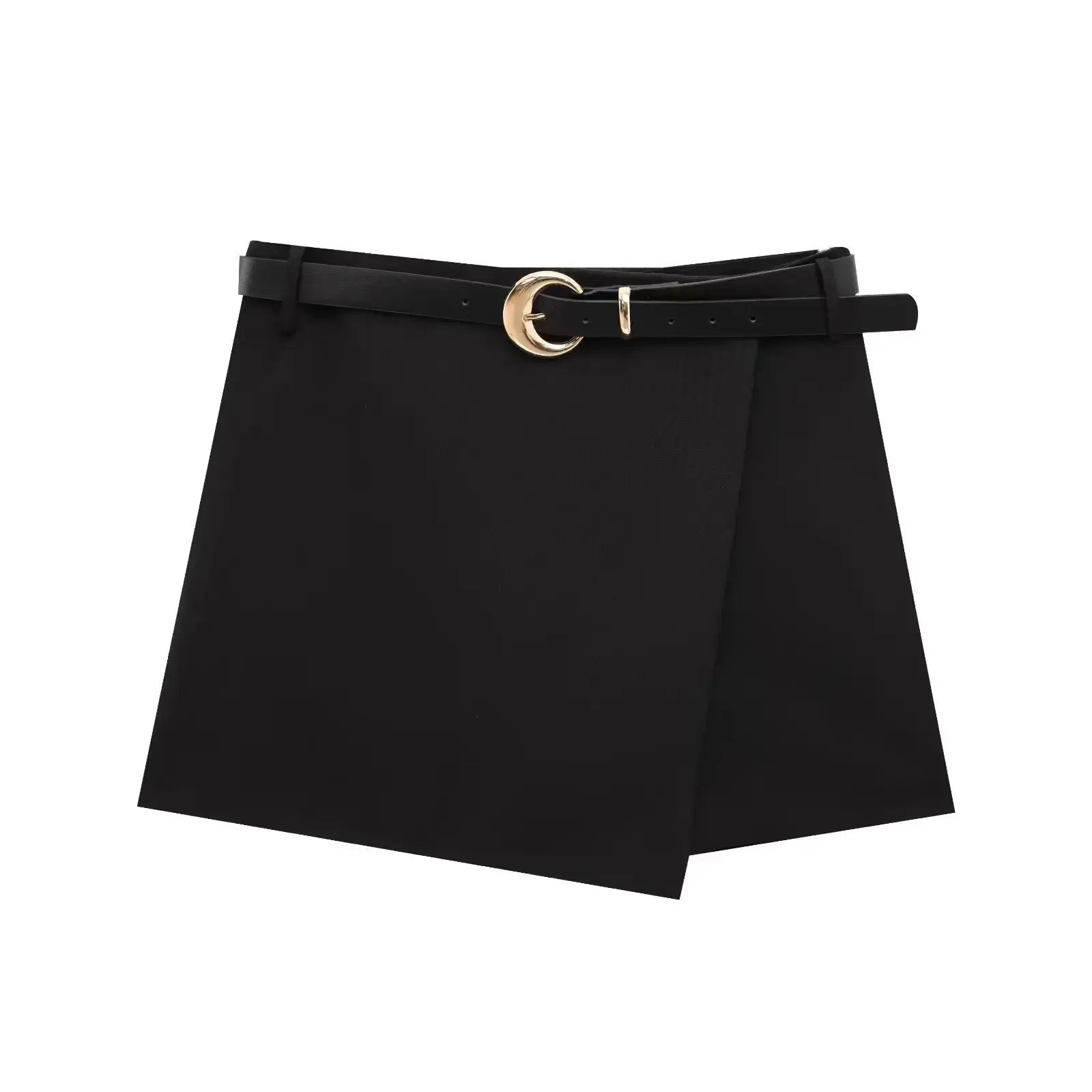 Front view of Black Belle Shorts