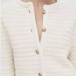 Close-up detail of Bianca Cardigan