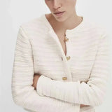 Bianca Cardigan shown in a lifestyle setting