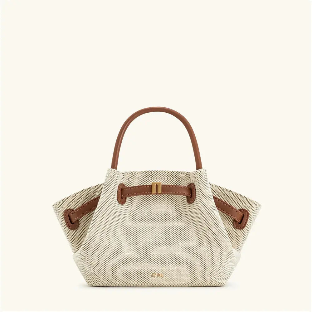 Front view of Canvas Brown Birch Bag