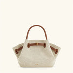 Front view of Canvas Brown Birch Bag