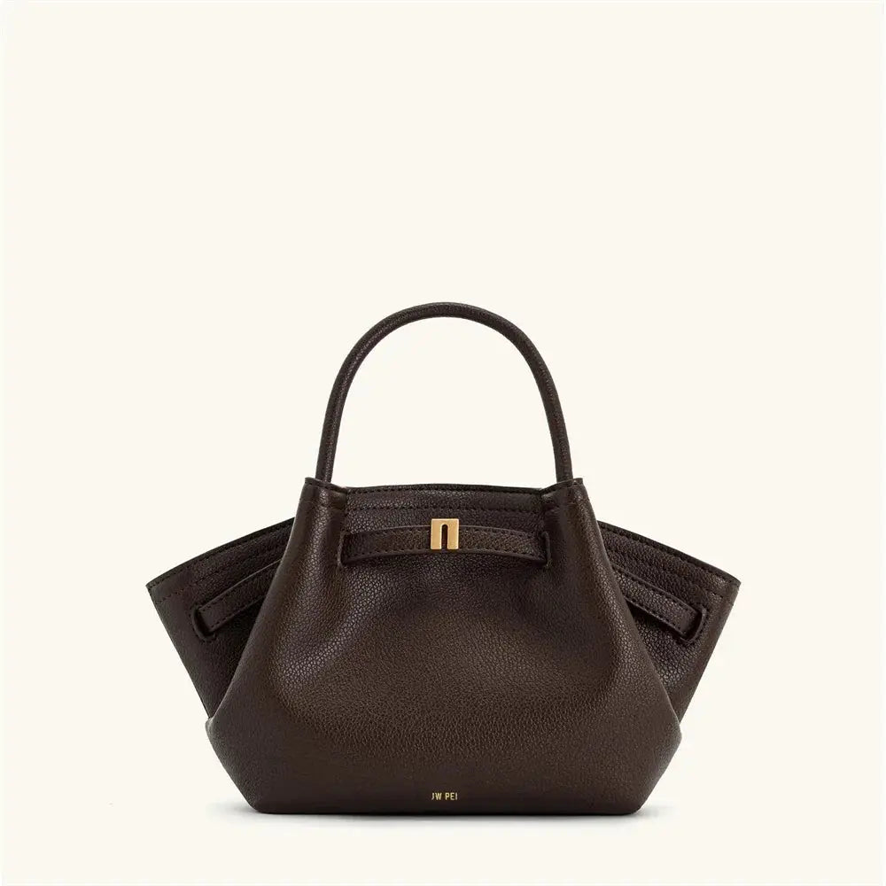 Front view of Dark Brown Birch Bag