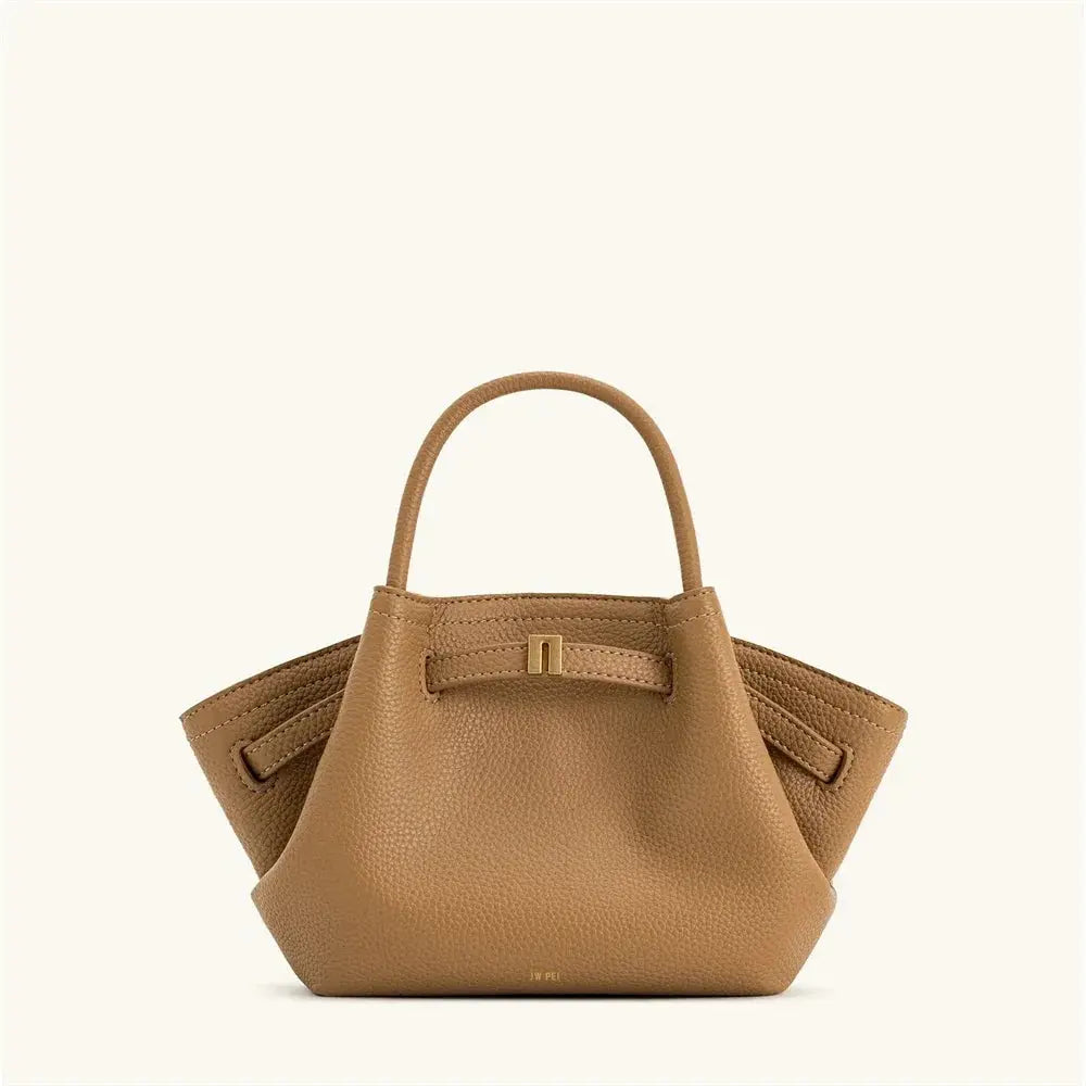 Front view of Latte Birch Bag