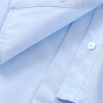 Close-up detail of Blu Estate Shirt, hardware detail