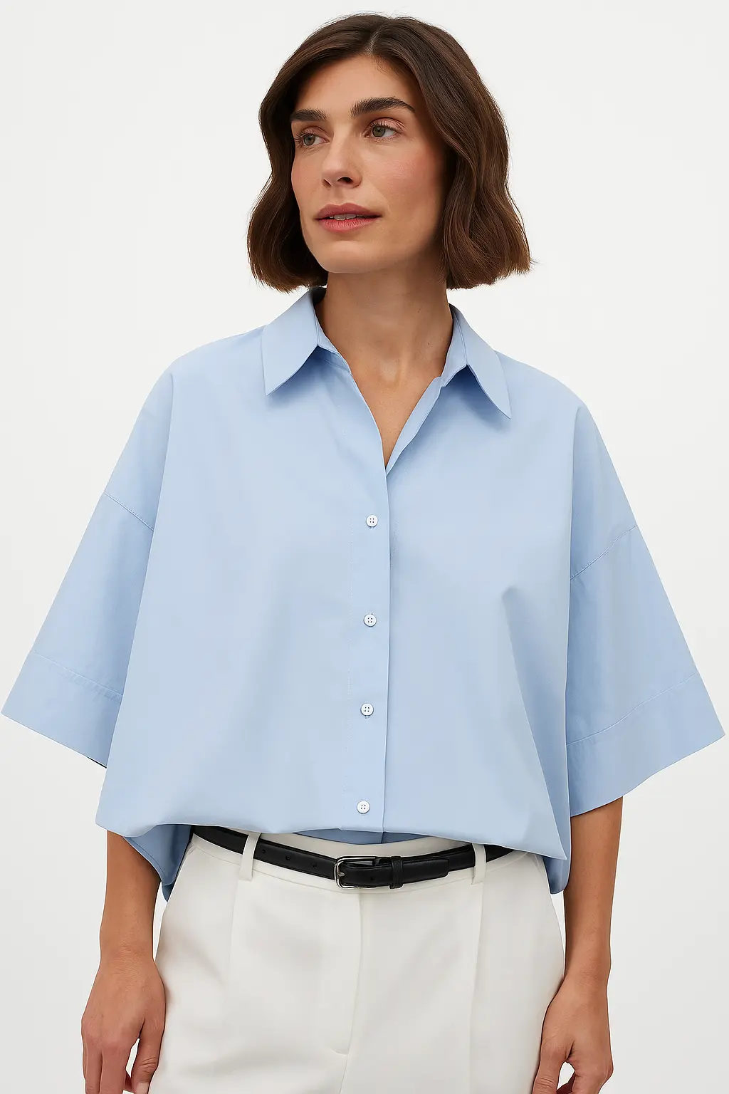 Blu Estate Shirt shown in a lifestyle setting