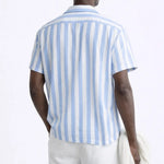 Back view of Blue Spritz Shirt