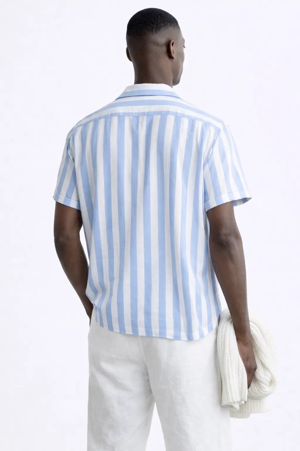 Back view of Blue Spritz Shirt