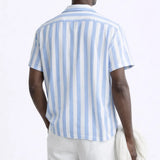 Back view of Blue Spritz Shirt