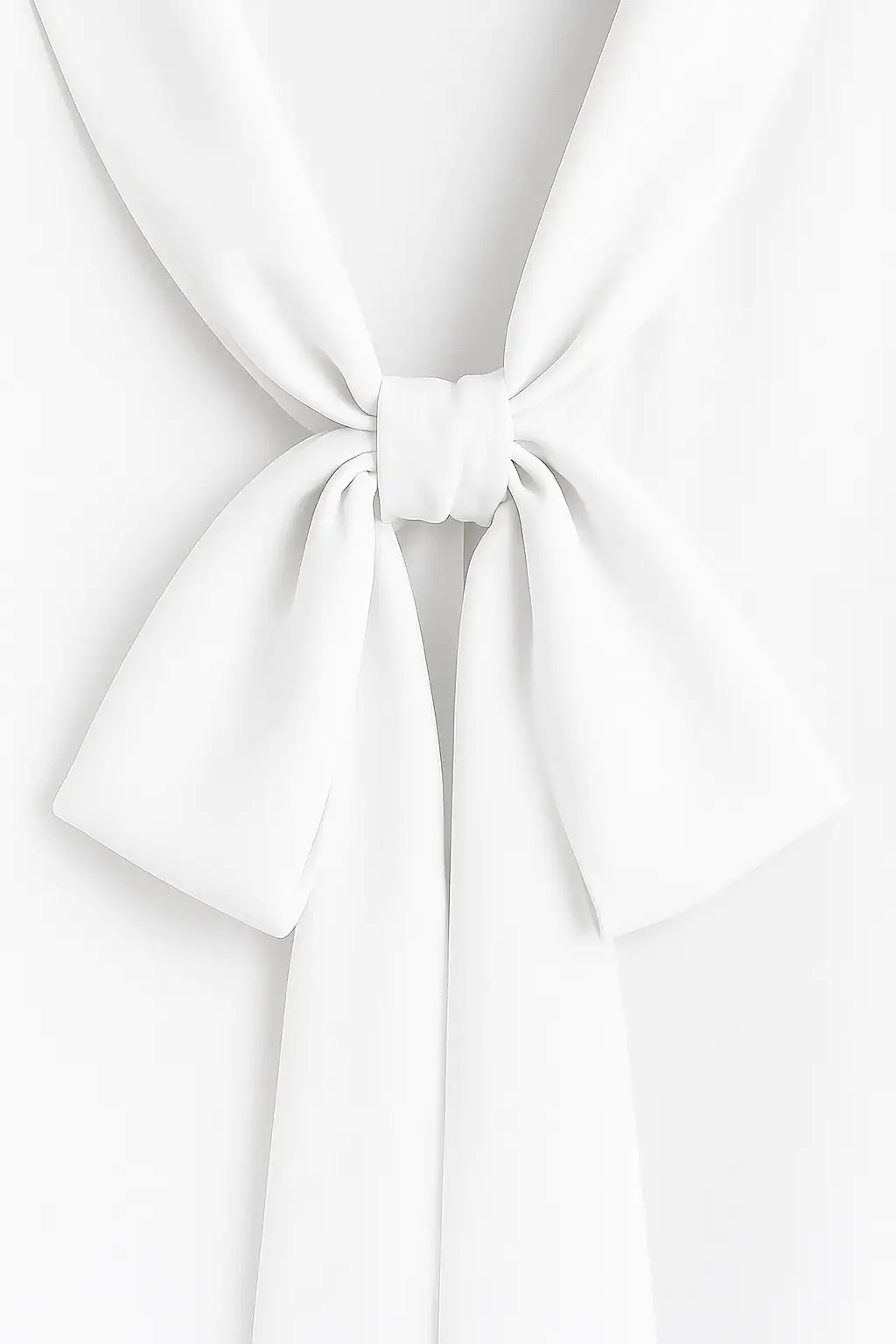 Close-up detail of Bow Blouse