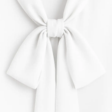 Close-up detail of Bow Blouse