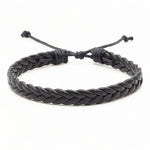 Front view of Braided Hudson Bracelet, full view